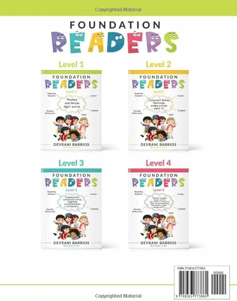 Foundation Readers Levels 1 to 4 by Devrani Barrios