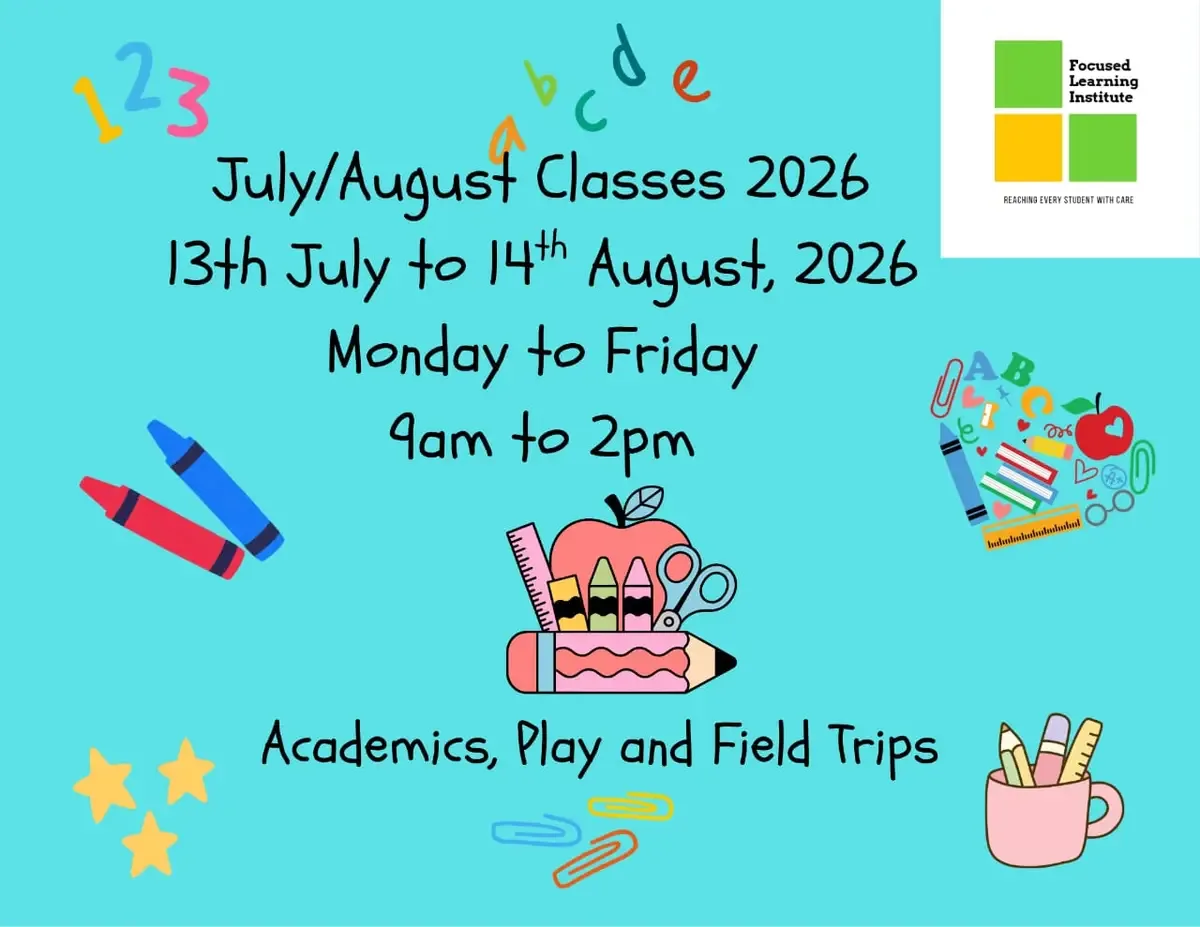 July/August Classes 2026 flyer